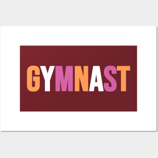 GYMNAST (Light lesbian flag colors) Posters and Art